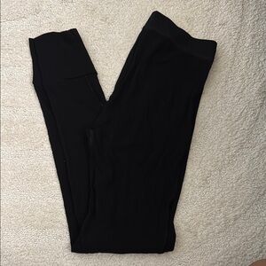 Skims Black Ribbed Leggings